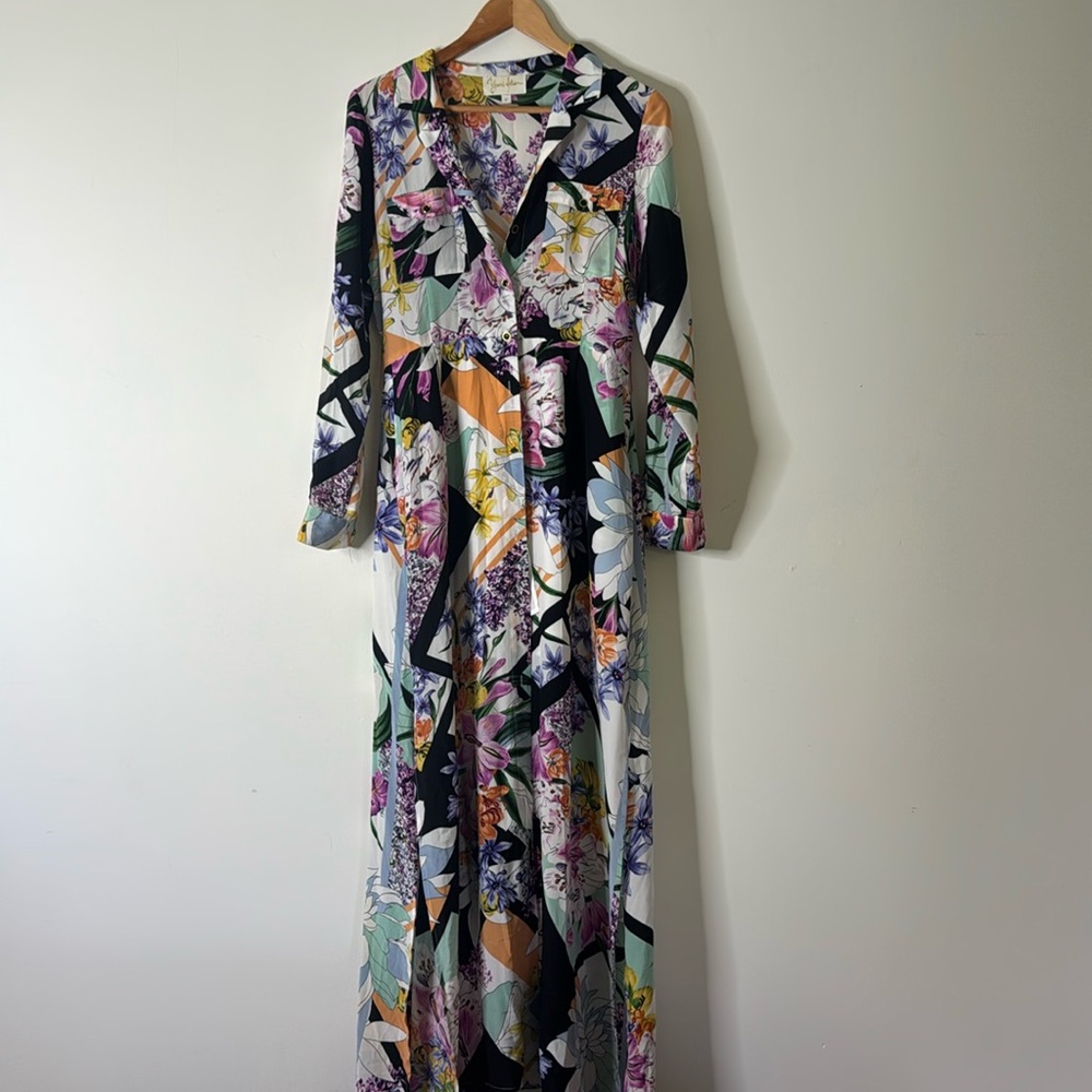 Vintage Silk floral dress